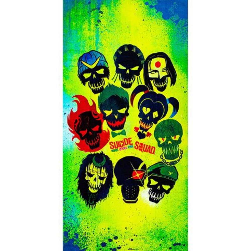 DC Comics Offical Lic Suicide Squad Oversize Towel